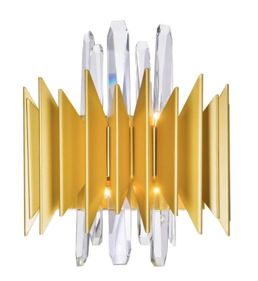 5 Light 12 inch Tall Wall Sconce in Satin Gold (item # 147)