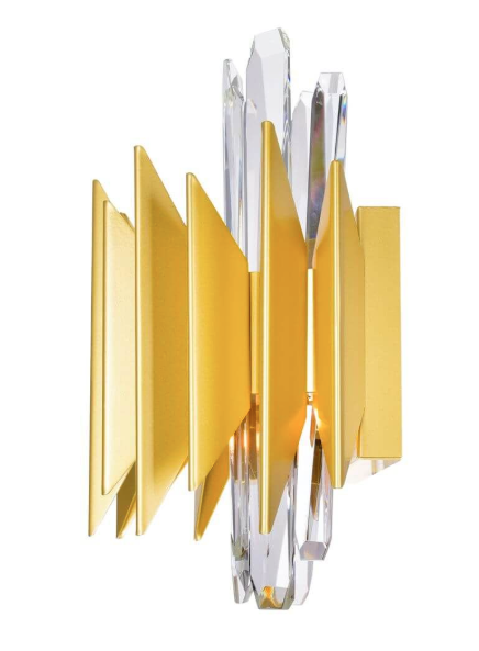 5 Light 12 inch Tall Wall Sconce in Satin Gold (item # 147)
