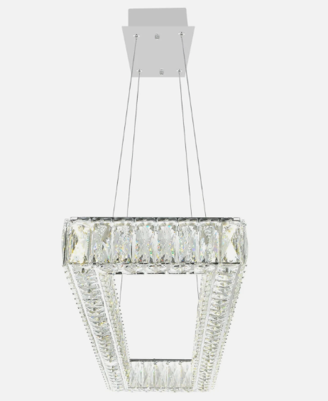 44'' Chrome Rectangular Chandelier (item # 133)