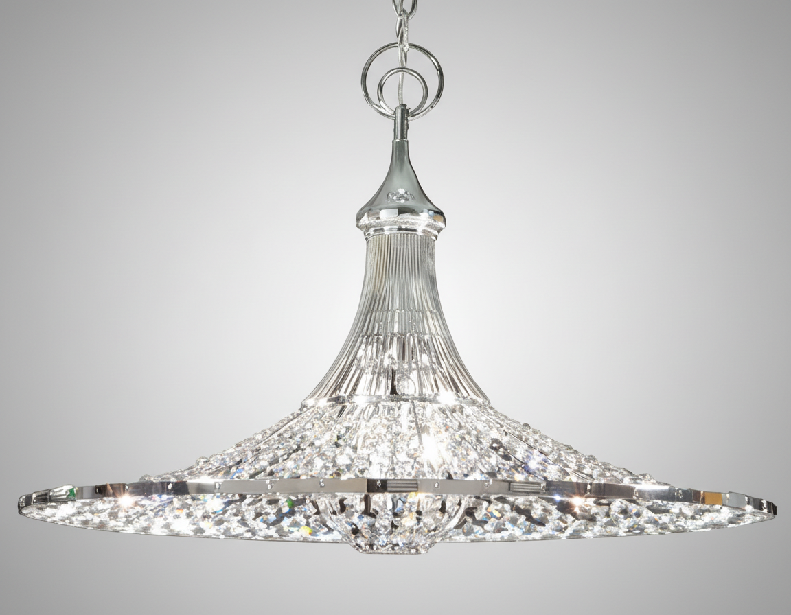 Contemporary Crystal Chandelier (item # 135)