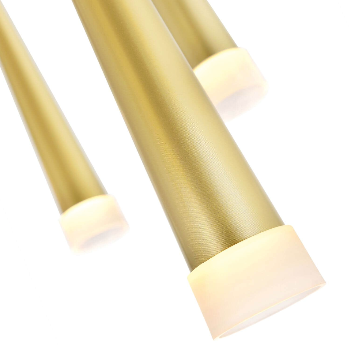 40 Inch LED Multi Light Pendant in Satin Gold (item # 124)