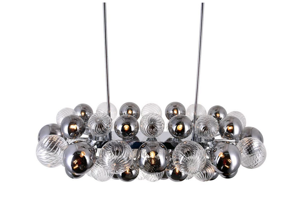 27 Light 39 inch LED Island-Pool Table Light in Chrome (item # 122)