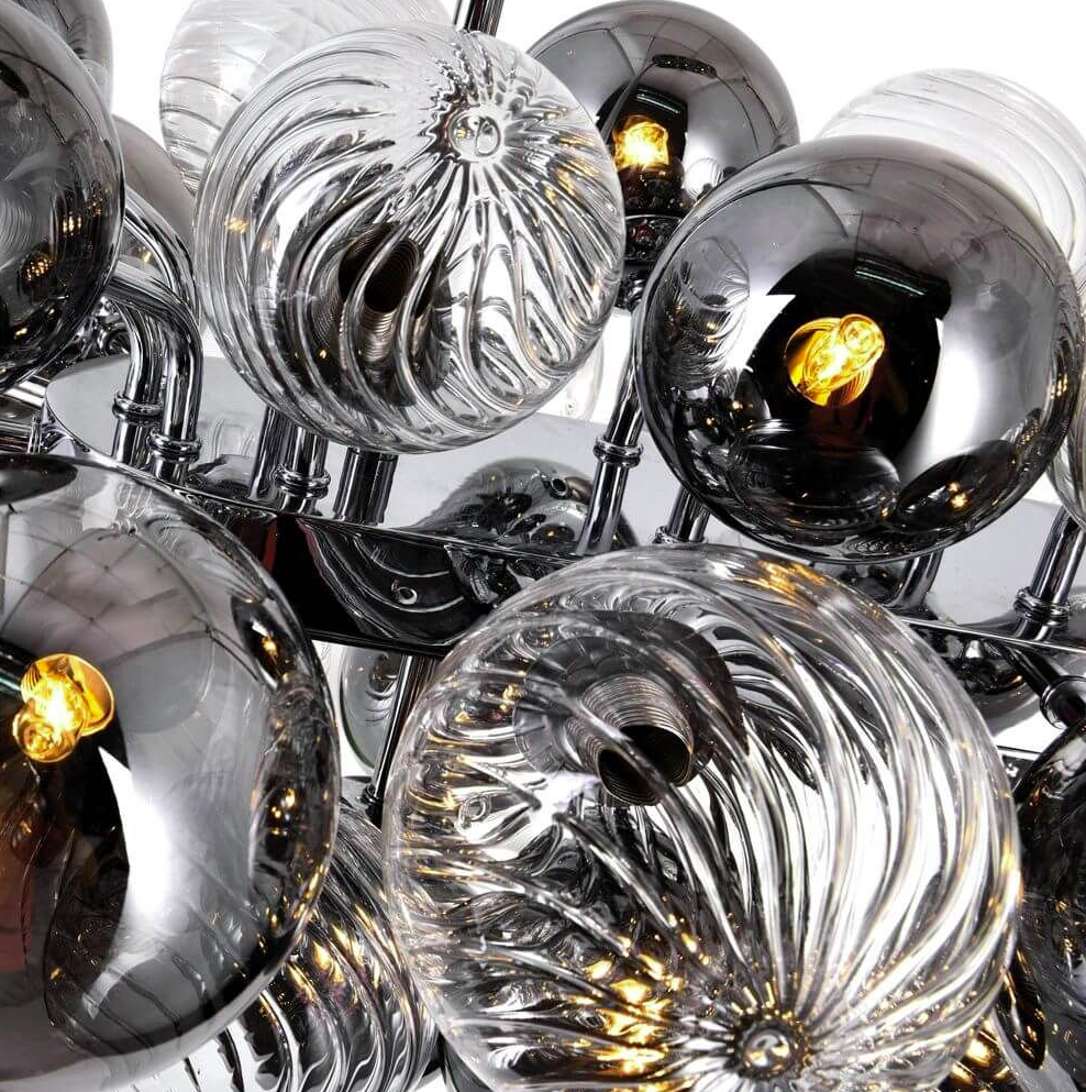 27 Light 39 inch LED Island-Pool Table Light in Chrome (item # 122)