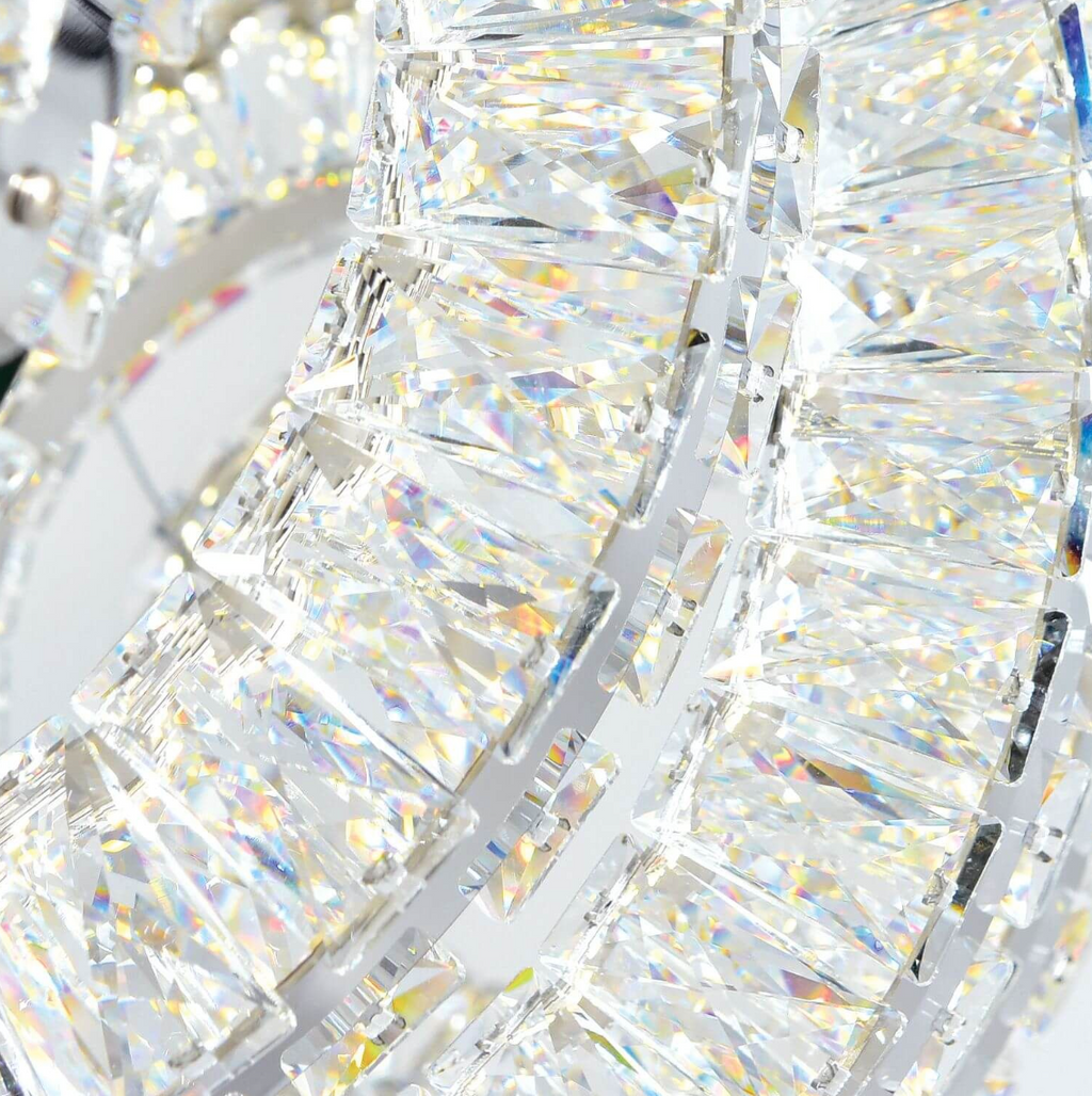 34 inch LED Chandelier in Chrome (item # 110)