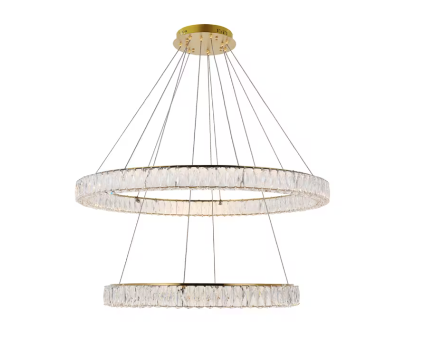 42 inch Gold Chandelier Ceiling Light (item # 107)