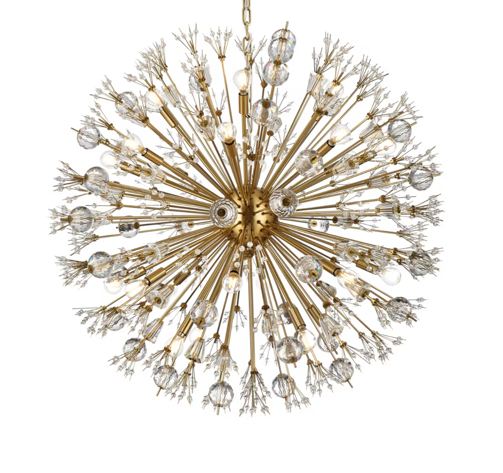 24 Light 38 inch Gold Pendant Ceiling Light (item # 101)