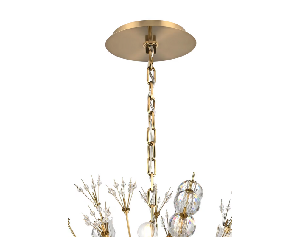 24 Light 38 inch Gold Pendant Ceiling Light (item # 101)