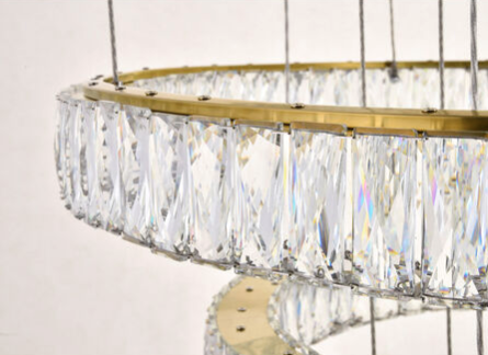 34 inch Gold Chandelier Ceiling Light (item # 141)