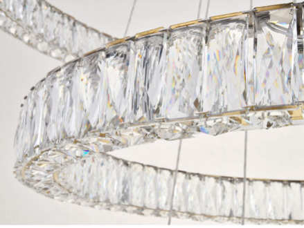 34 inch Gold Chandelier Ceiling Light (item # 141)