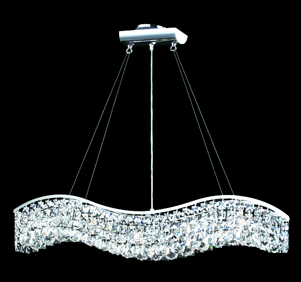 Crystal Wave 36" Contemporary Chandelier (item # 136)